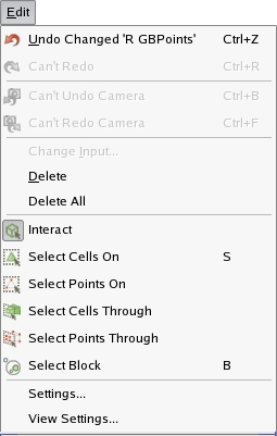 Edit Menu