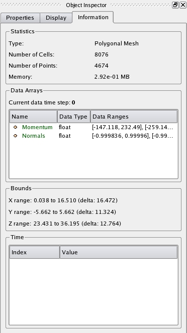 Object Inspector Information