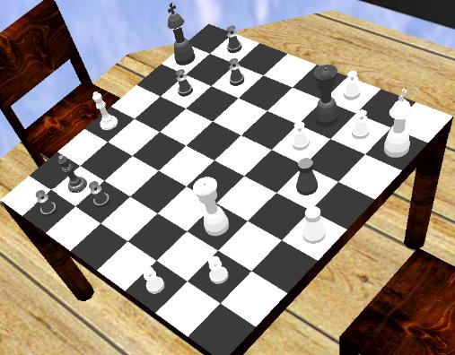 Overhead Chess Image.